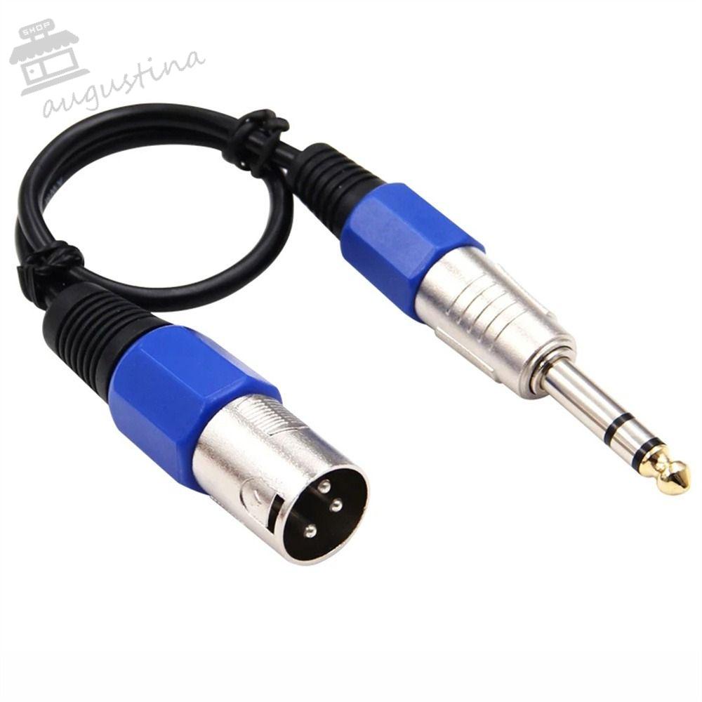 AUGUSTINA Dây Cáp XLR 0.3m XLR 3Pin XLR 1 / 4 "6.35mm Female Sang 6.35mm Female Cho Micro