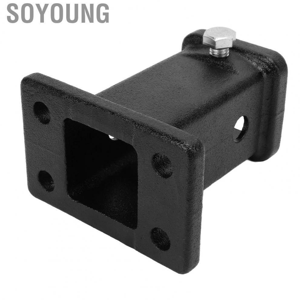 Soyoung Trailer Hitch Receiver Adapter Reliable Rustproof  On Tube Abrasion Resistant High Hardness for Pickup Trucks