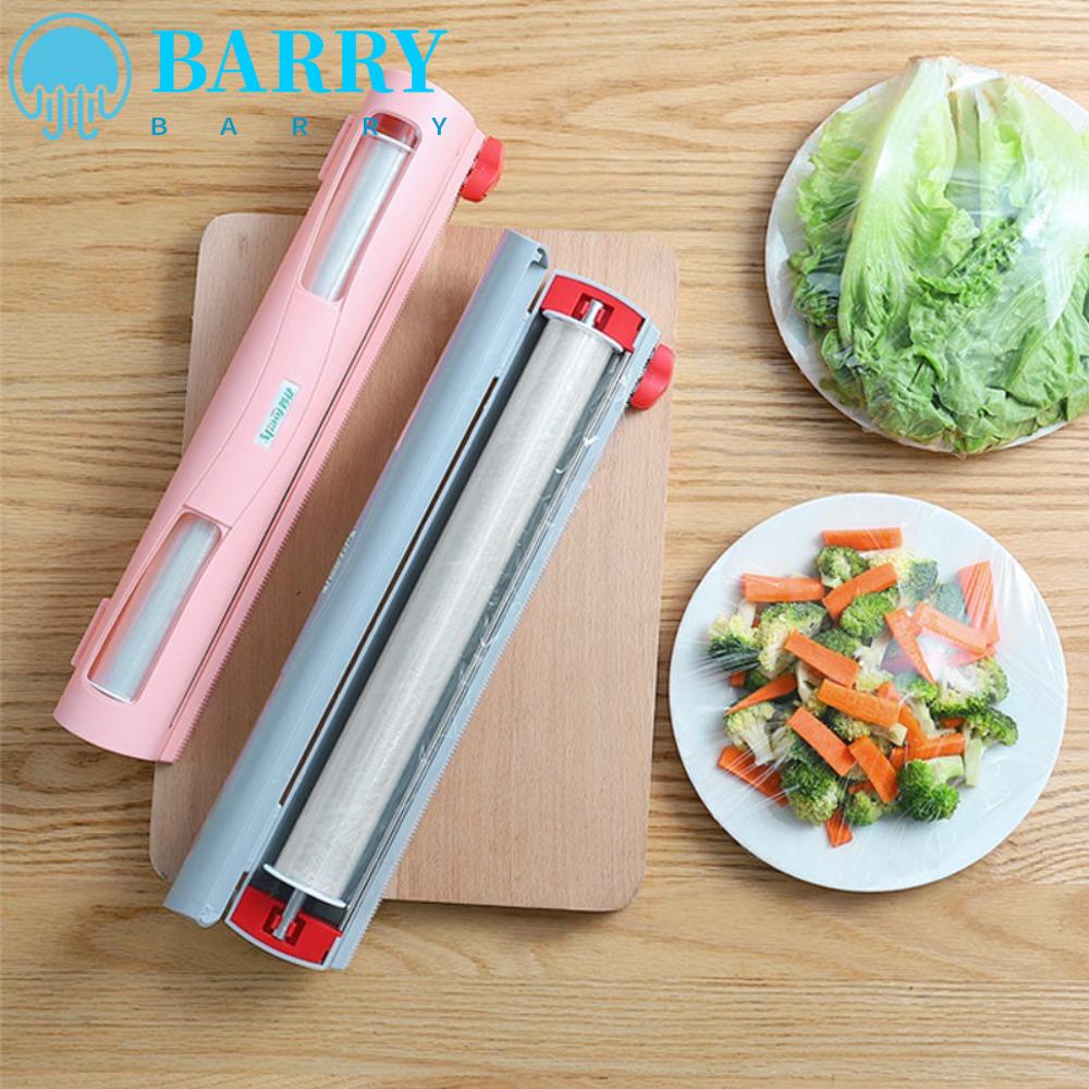 BARRY 1 Hộp Đựng Màng Bọc Thực Phẩm An Toàn Gắn Tường Tiện Lợi