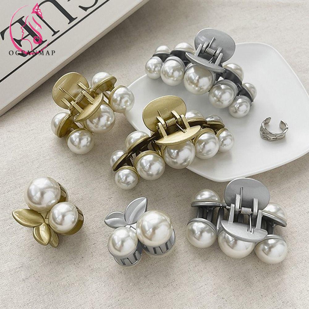 OCEANMAP Kẹp Tóc Hình Cá Mập Phong Cách Hàn Quốc Cổ Điển Dành Cho Nữ