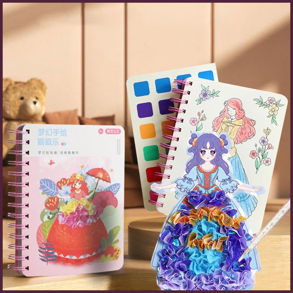 Sticker Dán Trang Trí Sách Vẽ Tay Thời Trang Có Thể Tái Sử Dụng