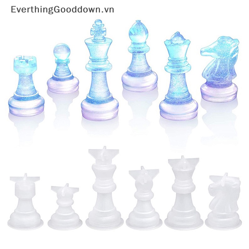 1 Khuôn Silicon Hình Quân Cờ Vua 3D