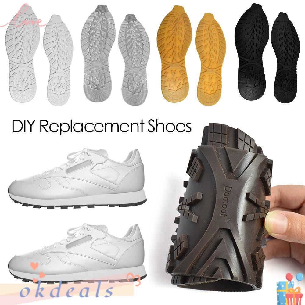 OKDEALS 1 Cặp Miếng Cao Su Dán Giày Thể Thao Chống Trượt DIY