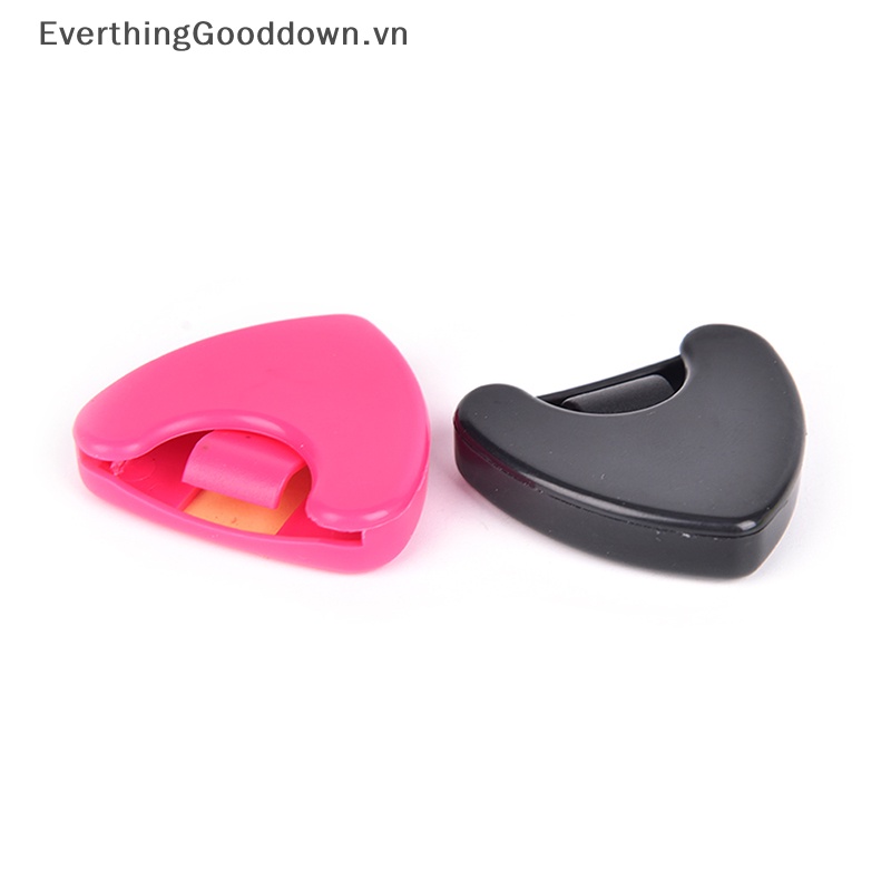 Everthinggooddown 1 Hộp Nhựa Đựng Miếng Gảy Đàn Guitar Hình Tam Giác Mới vn