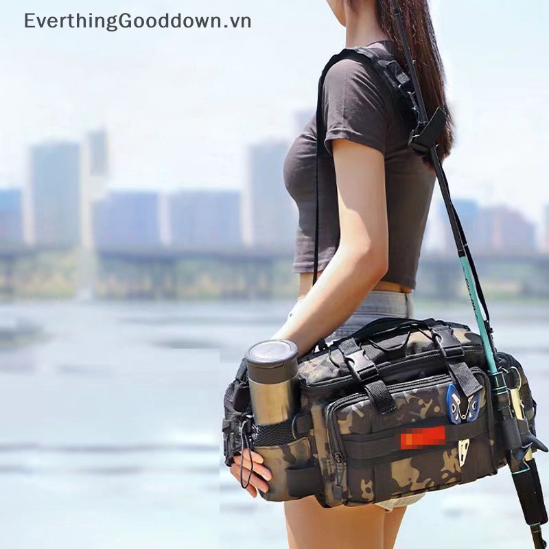 Everthinggooddown Túi Đeo Hông Đựng Mồi Câu Cá Thể Thao Ngoài Trời