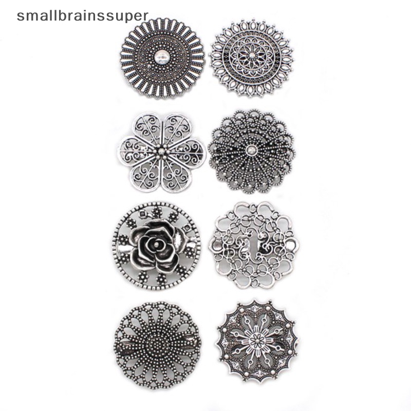 Trâm Cài Áo Hình Tròn Họa Tiết Hoa Vintage Thời Trang Cho Nữ