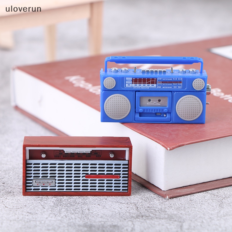 Uloverun Mô Hình radio Mini Trang Trí Nhà Búp Bê vn