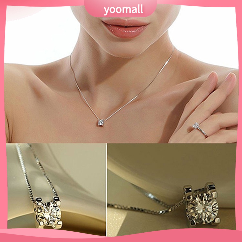 Vòng cổ Hợp Kim Đính Đá Xinh Xắn Cho Nữ