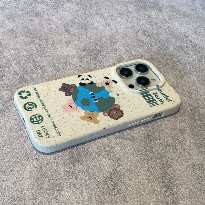 Ốp Điện Thoại Mềm Họa Tiết Chú Cún / Thỏ / Hành Tinh Dễ Thương Dành Cho Iphone 13 78 max 14 Pro 1112