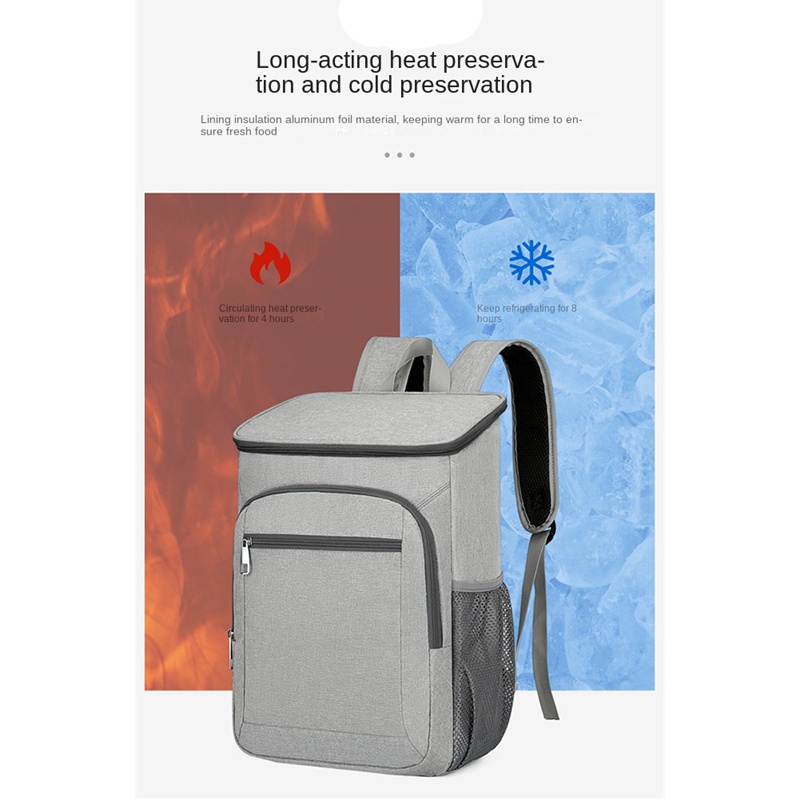 Ba Lô Cách Nhiệt Chống Thấm Nước Gọn Nhẹ Chống Rò Rỉ