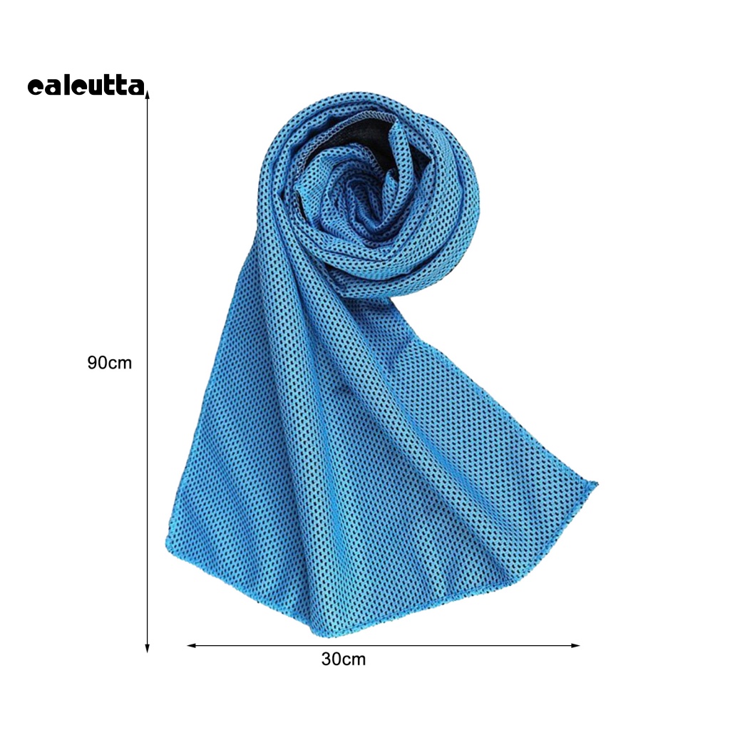 [calcutta] Khăn Cotton Nhẹ Làm Mát Tức Thì Khi Chơi Thể Thao Ngoài Trời