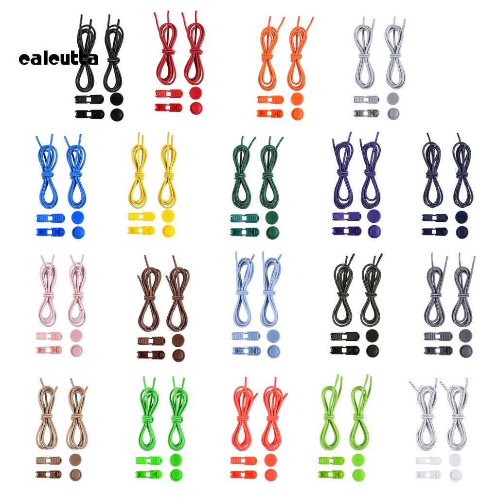 1 Bộ Dây Giày Thể Thao Không Cần Buộc Co Giãn Nhiều Màu Sắc Có Thể Điều Chỉnh Dành Cho Trẻ Em Và Người Lớn