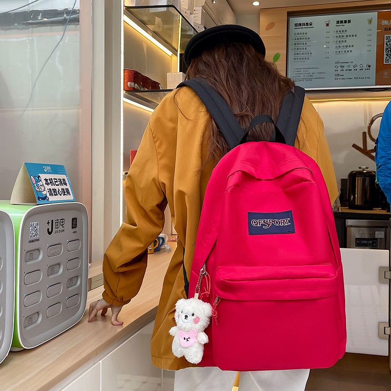 ENVIROSAX phiên bản Hàn Quốc mới túi hai vai sinh viên công suất lớn túi du lịch giải trí