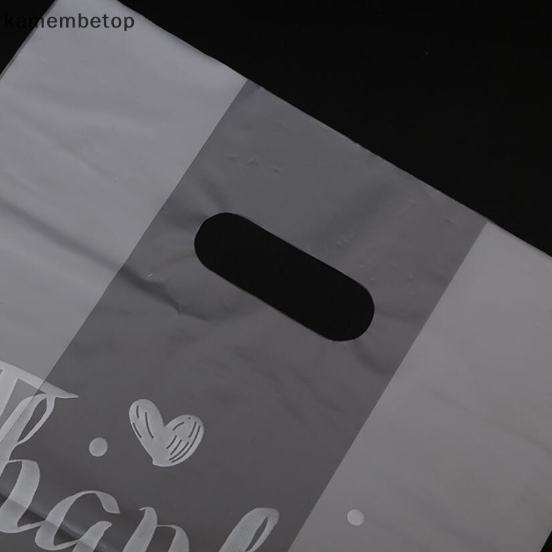 Set 50 Túi Nhựa Đựng Kẹo In Chữ Thank You Độc Đáo