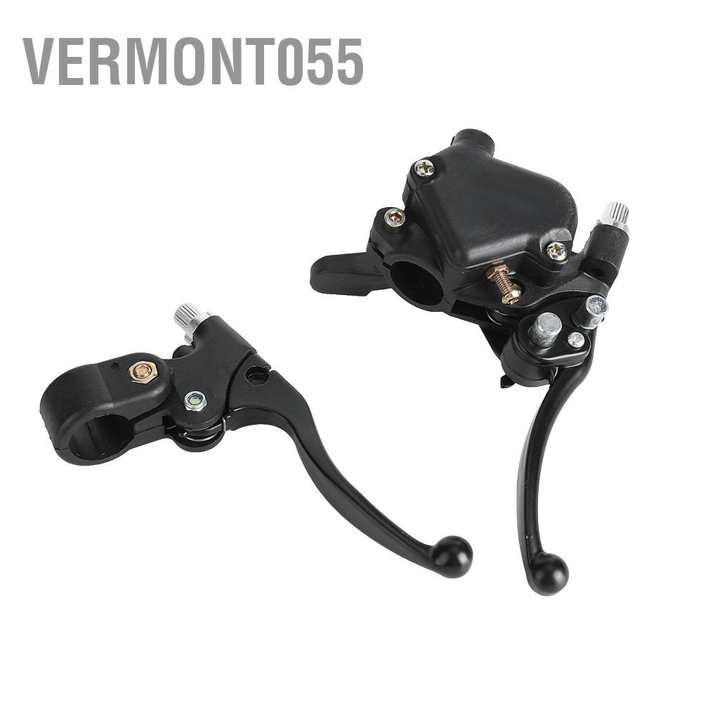 Vermont055 Cặp 22mm Trái Phải Ngón Tay Cái Cần Phanh Van Tiết Lưu Phù Hợp Với Mini Moto Quad Pit Bike ATV