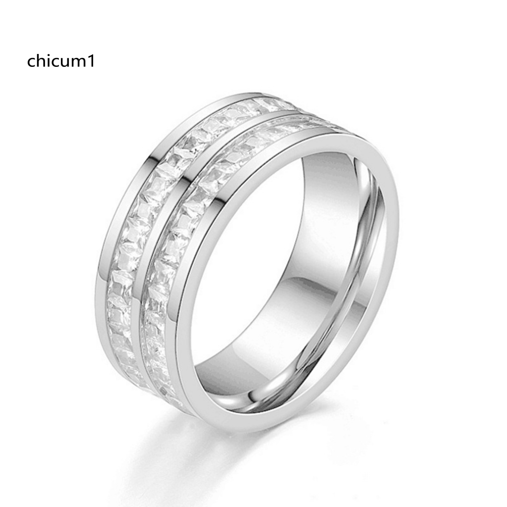 Nhẫn Cặp Đính Đá Thanh Lịch Sang Trọng