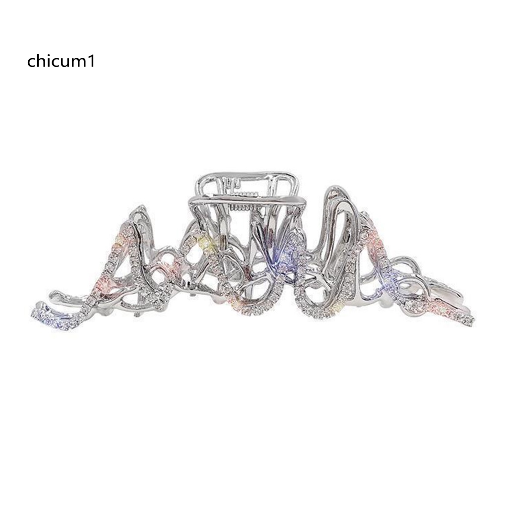 Kẹp Tóc Càng Cua Đính Đá Nhiều Màu Sắc Tươi Sáng Thanh Lịch