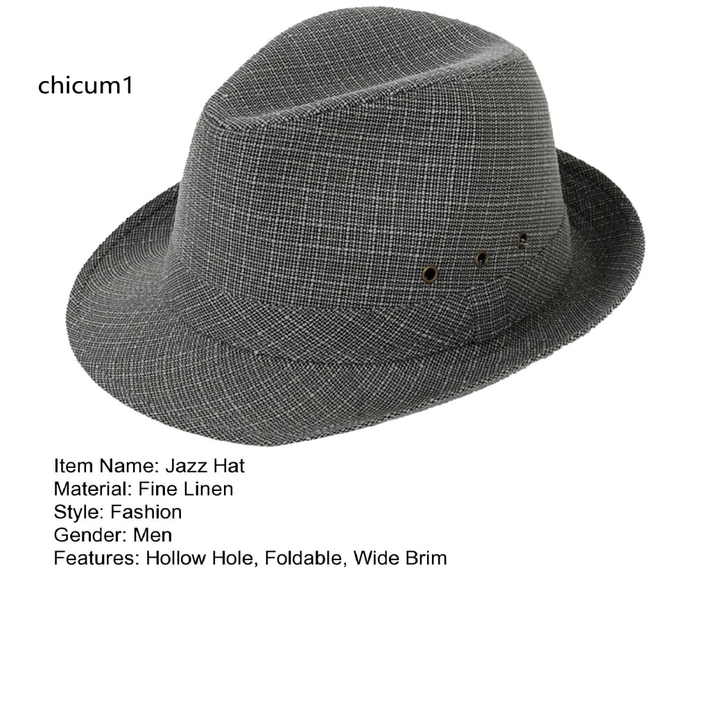 Mũ Vành Rộng Đục Lỗ Thoáng Khí Thời Trang Cho Nam