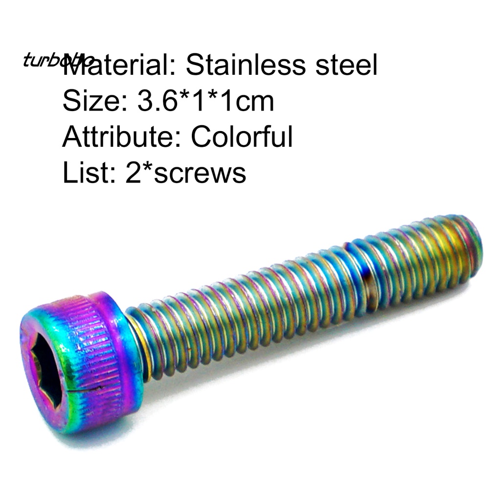 Set 2 Bu Lông Lục Giác M6x30mm Cho Xe Đạp Leo Núi