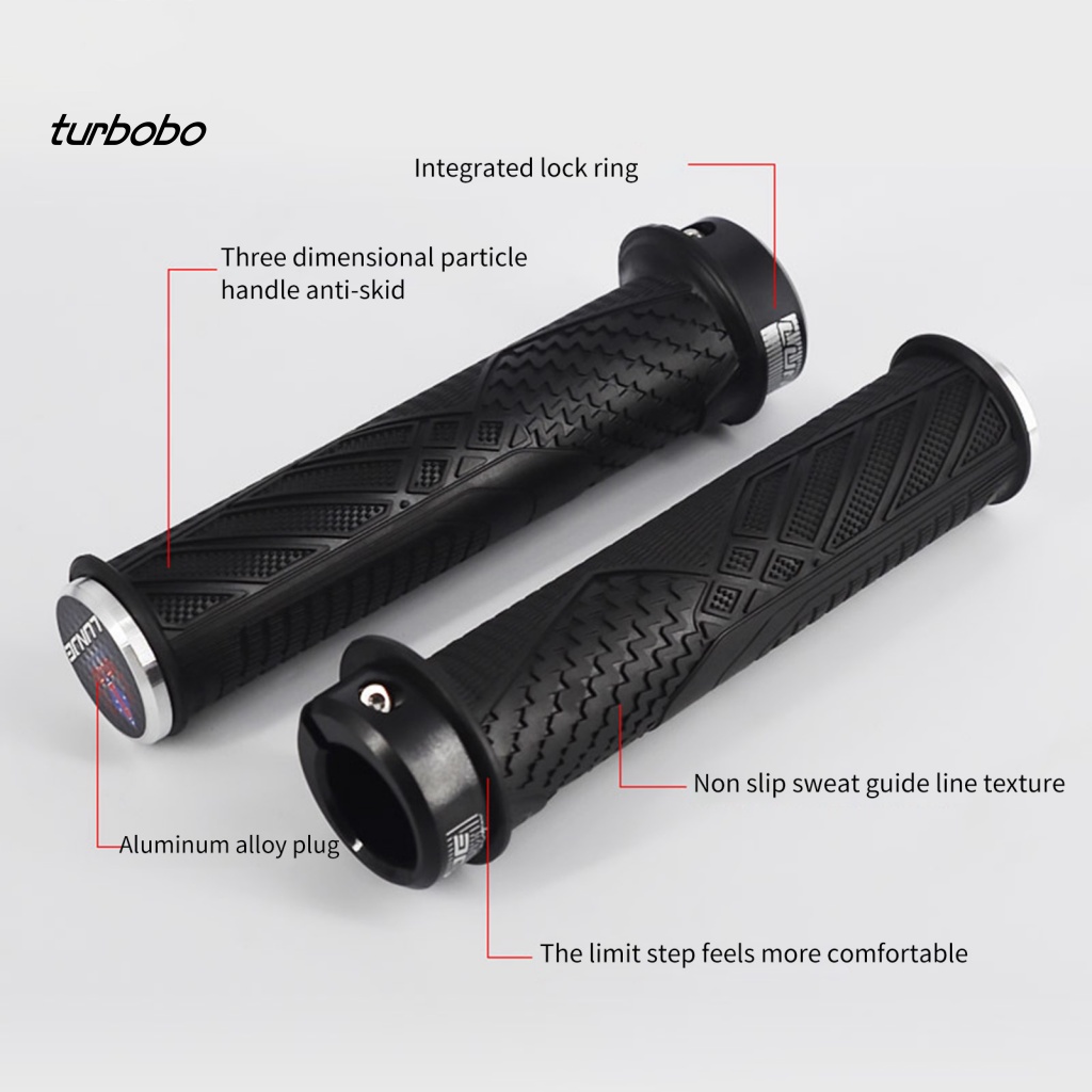 1 Bộ Bọc Tay Lái Xe Đạp Bằng Cao Su TPR Trọng Lượng Nhẹ Chống Va Chạm Turboro