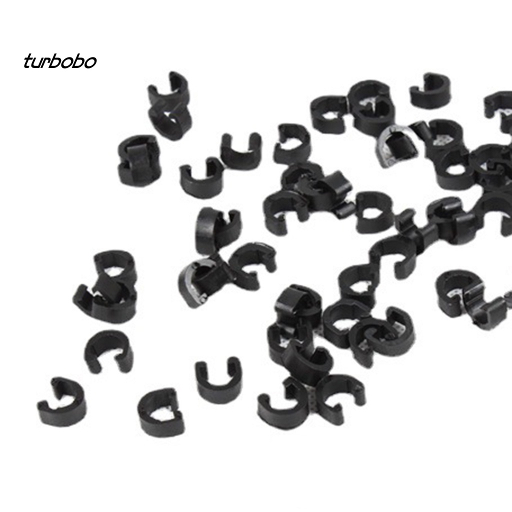 Kẹp Chữ C Cố Định Dây Cáp Xe Đạp Bằng Nhựa Gọn Nhẹ Chống Mài Mòn