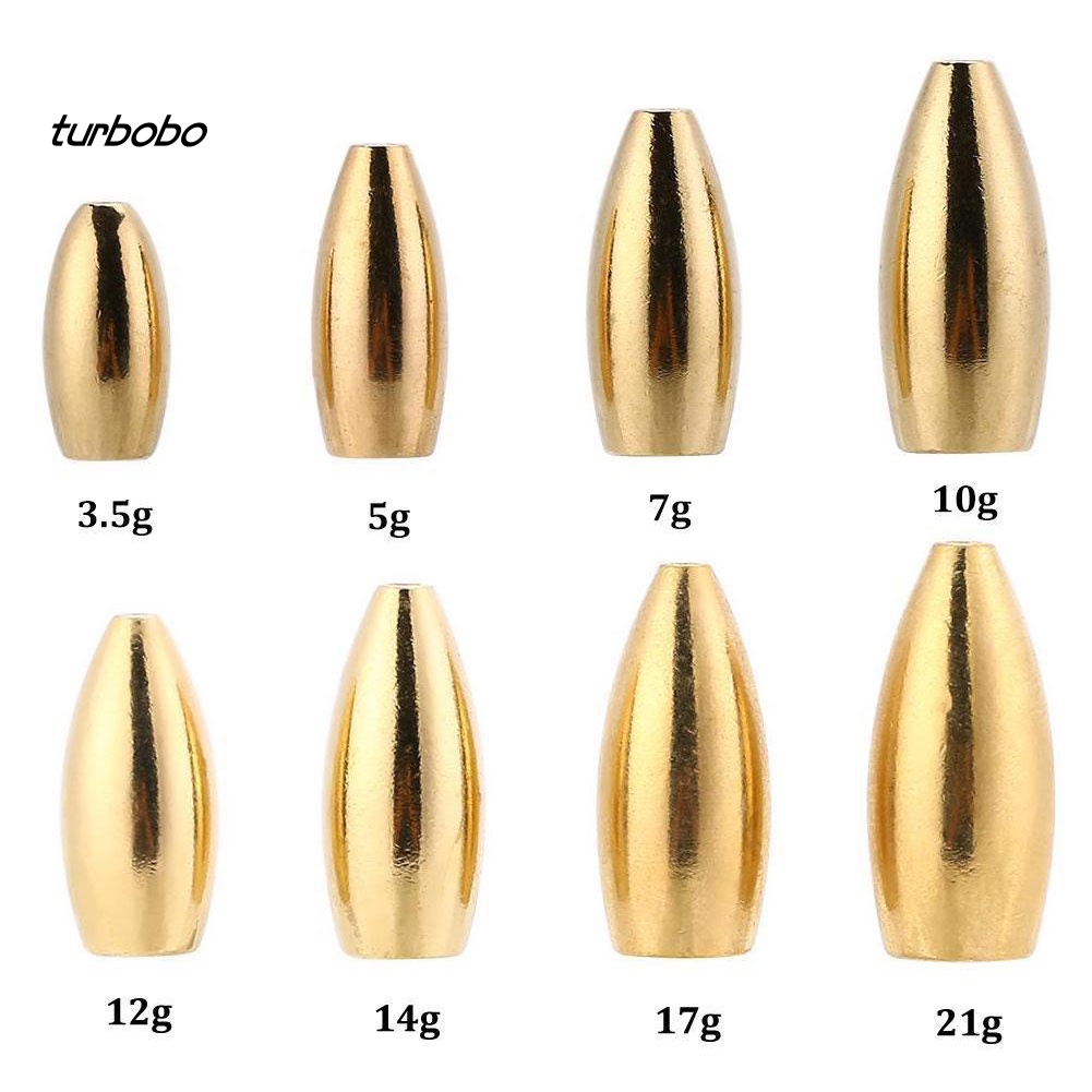 Set 5 Chì Câu Cá Bằng Đồng Chuyên Dụng