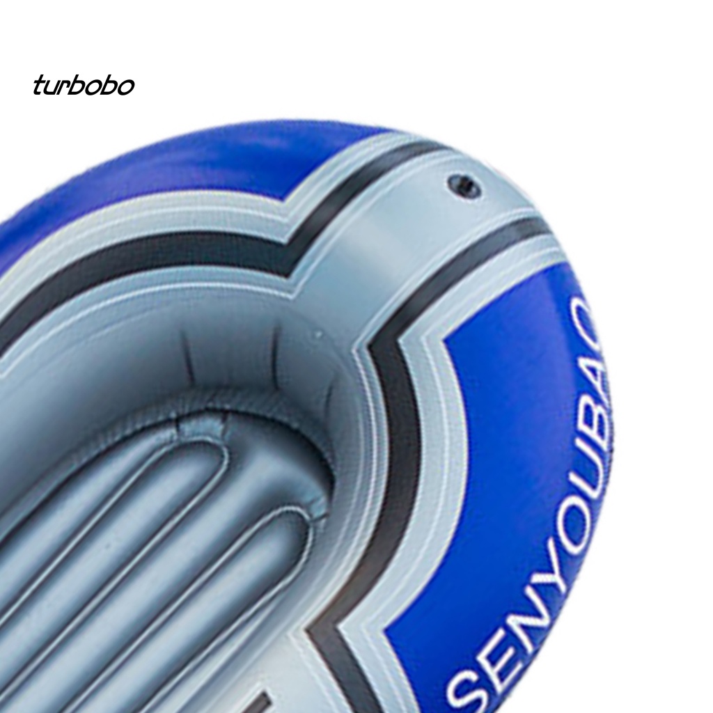 Turbobobo Thuyền Bơm Hơi Chịu Lực Tốt Chống Mài Mòn Có Hai Mái Chèo Đồ Chơi 1 Người Sử Dụng Khi Đi Bơi