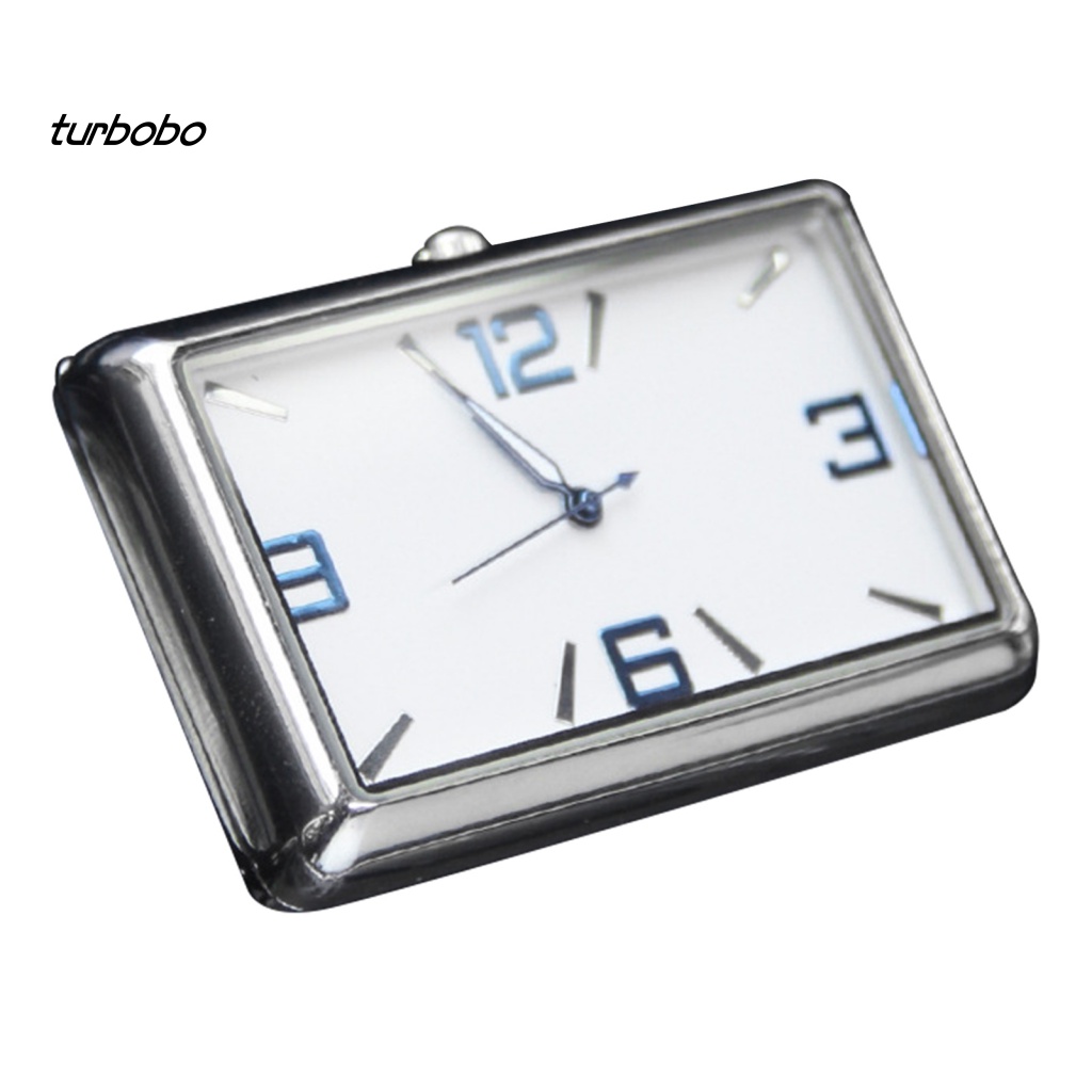 Turbobo Đồng Hồ Kỹ Thuật Số Mini Dạ Quang Hình Chữ Nhật / Nhiệt Độ Cao / Thấp Dùng Trang Trí Bảng Điều Khiển Xe Hơi Automo