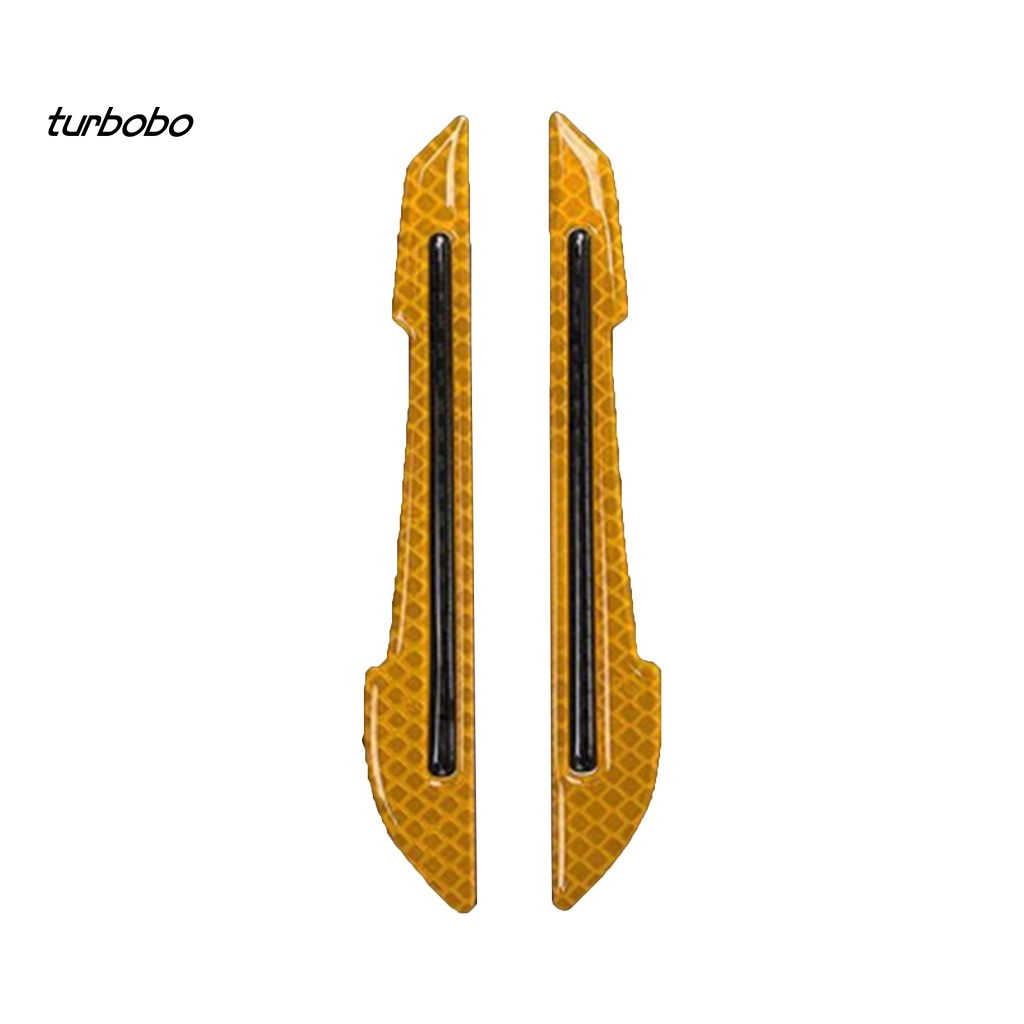 1 Cặp Miếng Dán Chống Va Chạm Tránh Va Chạm Màu Phản Quang Trang Trí Gương Chiếu Hậu Xe Hơi