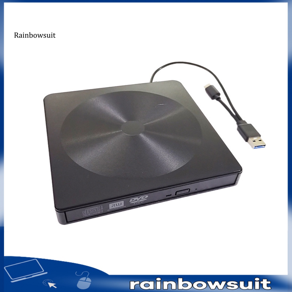 Ổ Đĩa Ngoài USB 30 Type-C DVD VCD Cho Windows MacOS PC