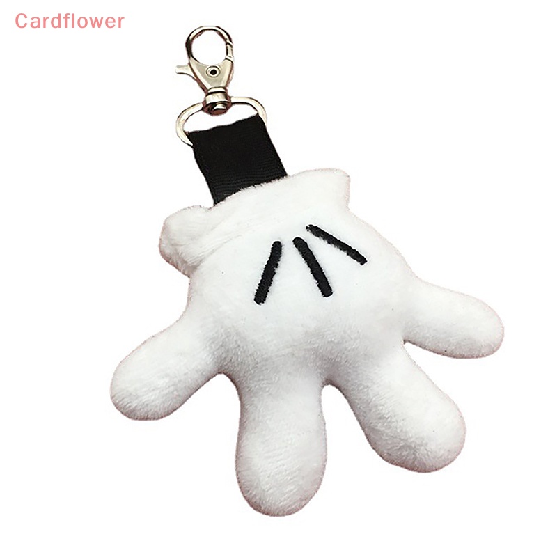 Móc Khóa Búp Bê Hoạt Hình Nhồi Bông Màu Trắng Đáng Yêu