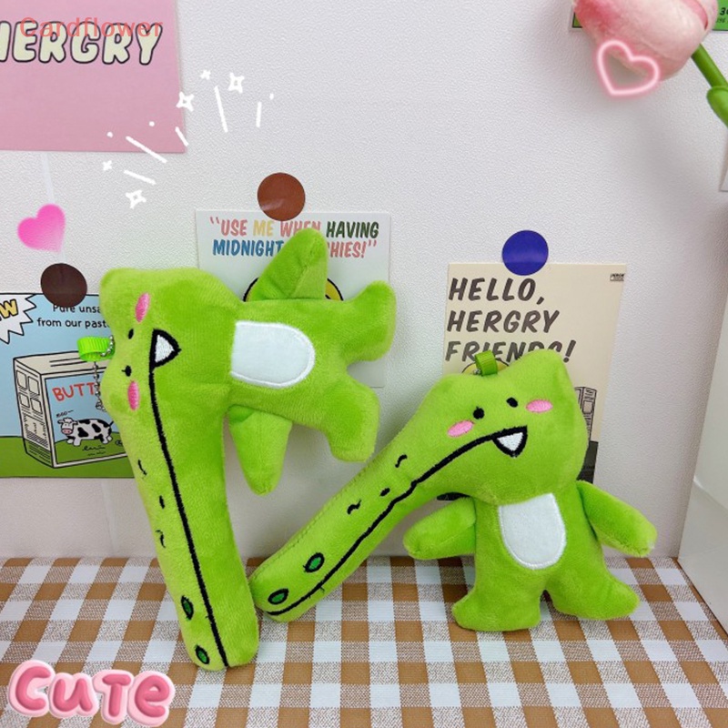 &lt; Cardflower &gt; Móc Khóa Hình Cá Sấu Nhồi Bông Phong Cách Ins Mới Dễ Thương Trang Trí Ba Lô / Cốp Xe Hơi / Quà Tặ