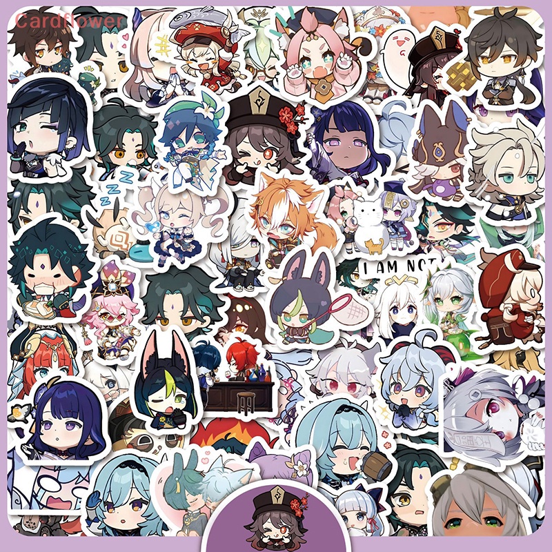 Bộ 60 Miếng Dán Trang Trí Tủ Lạnh Chống Thấm Nước Họa Tiết Hoạt Hình Graffiti Sáng Tạo Mới