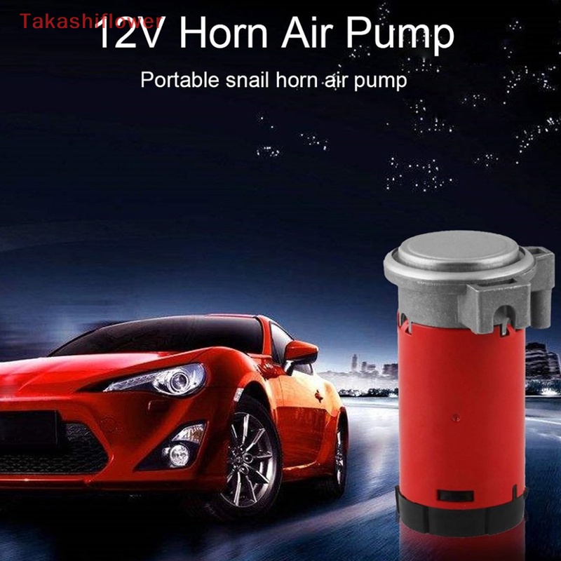 Còi Hơi Nén Khí 12V Di Động Tiện Dụng Cho Xe Hơi / Xe Tải / Xe Máy