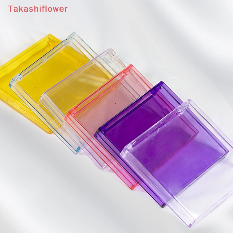 Bộ 5 Hộp Rỗng PP Trong Suốt Mini Đựng Lông Mi Giả Có Nắp Tái Sử Dụng