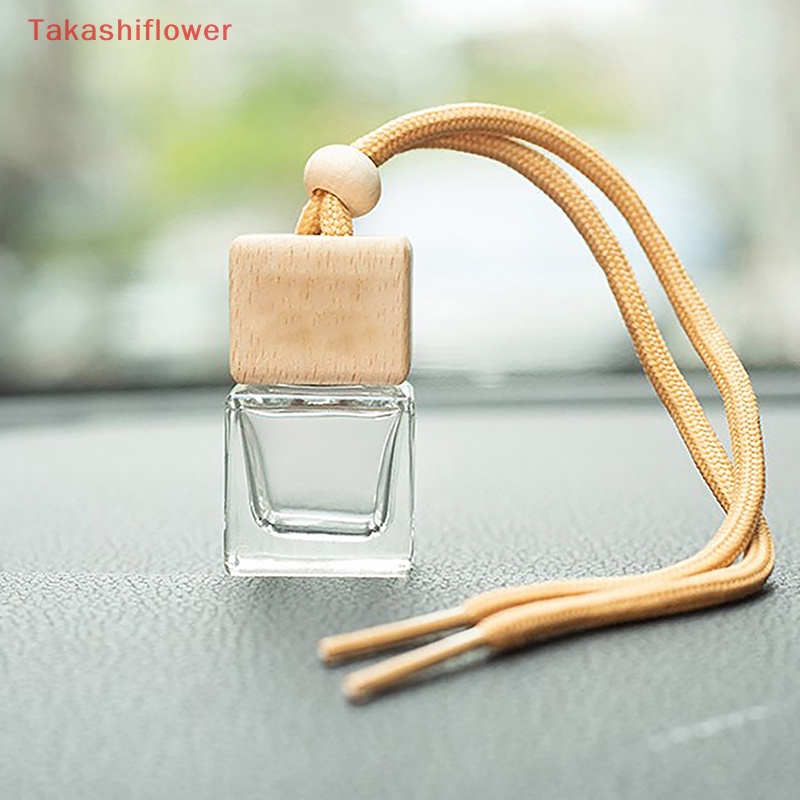 [TakashiflowerV] Mặt Dây Chuyền Dạng Kẹp Bình Đựng Nước Hoa Để Điều Hòa Xe Hơi