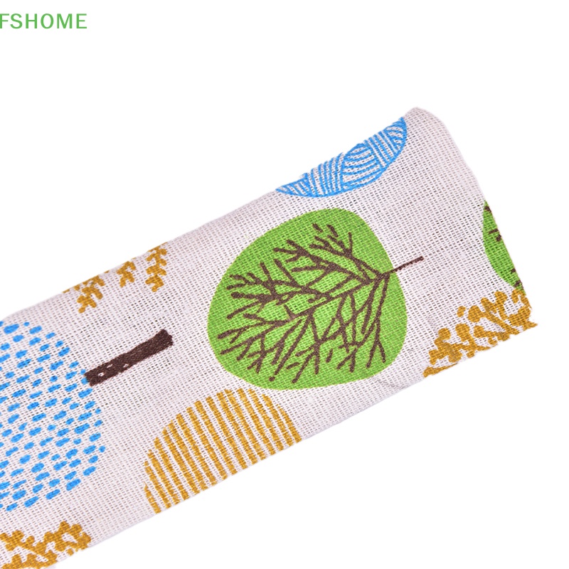 Túi Dây Rút Đựng Muỗng Đũa Bằng Vải Lanh Cotton Tiện Dụng