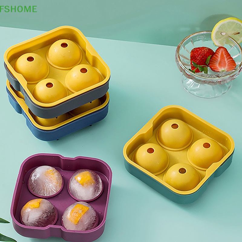1 Dụng Cụ Làm Đá Bi Tròn 3D Bằng Silicone