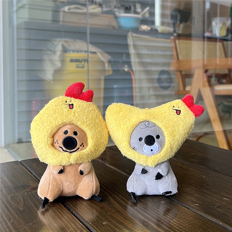 Thú Nhồi Bông Hình Gấu koala Đeo Nón Giáng Sinh