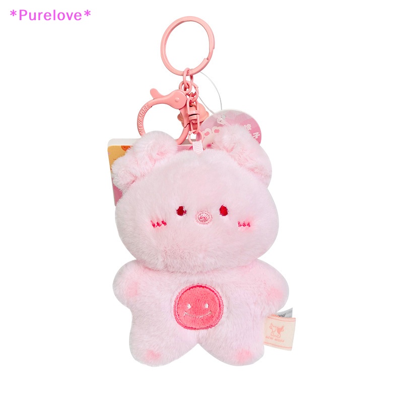 Móc Khóa Thú Nhồi Bông Hình Em Bé Cười Đáng Yêu Mới