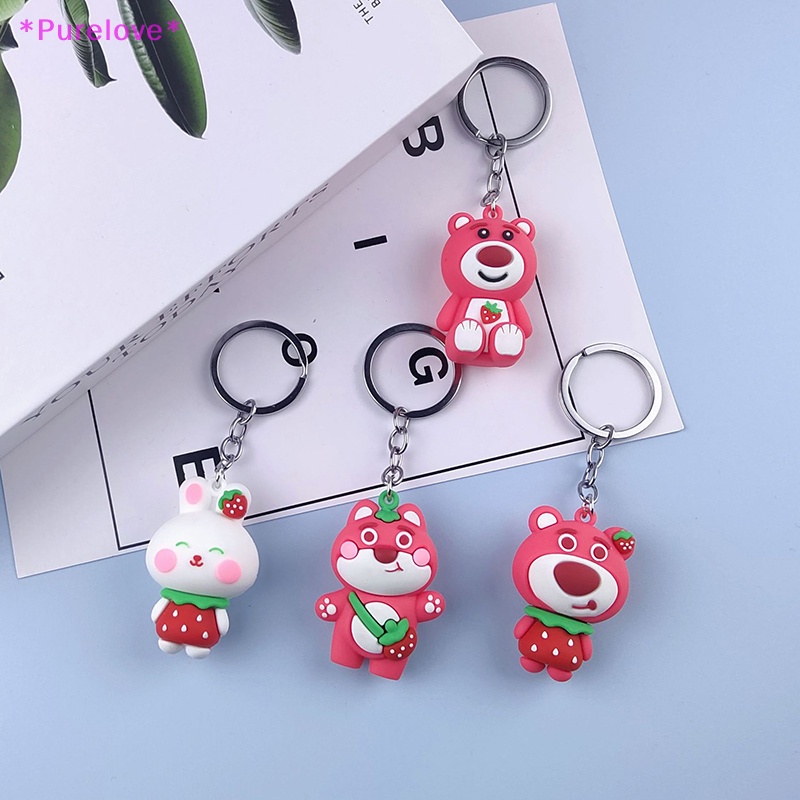 Móc Khóa Hình Gấu 3D Tự Dính Mềm Mại Đáng Yêu Mới