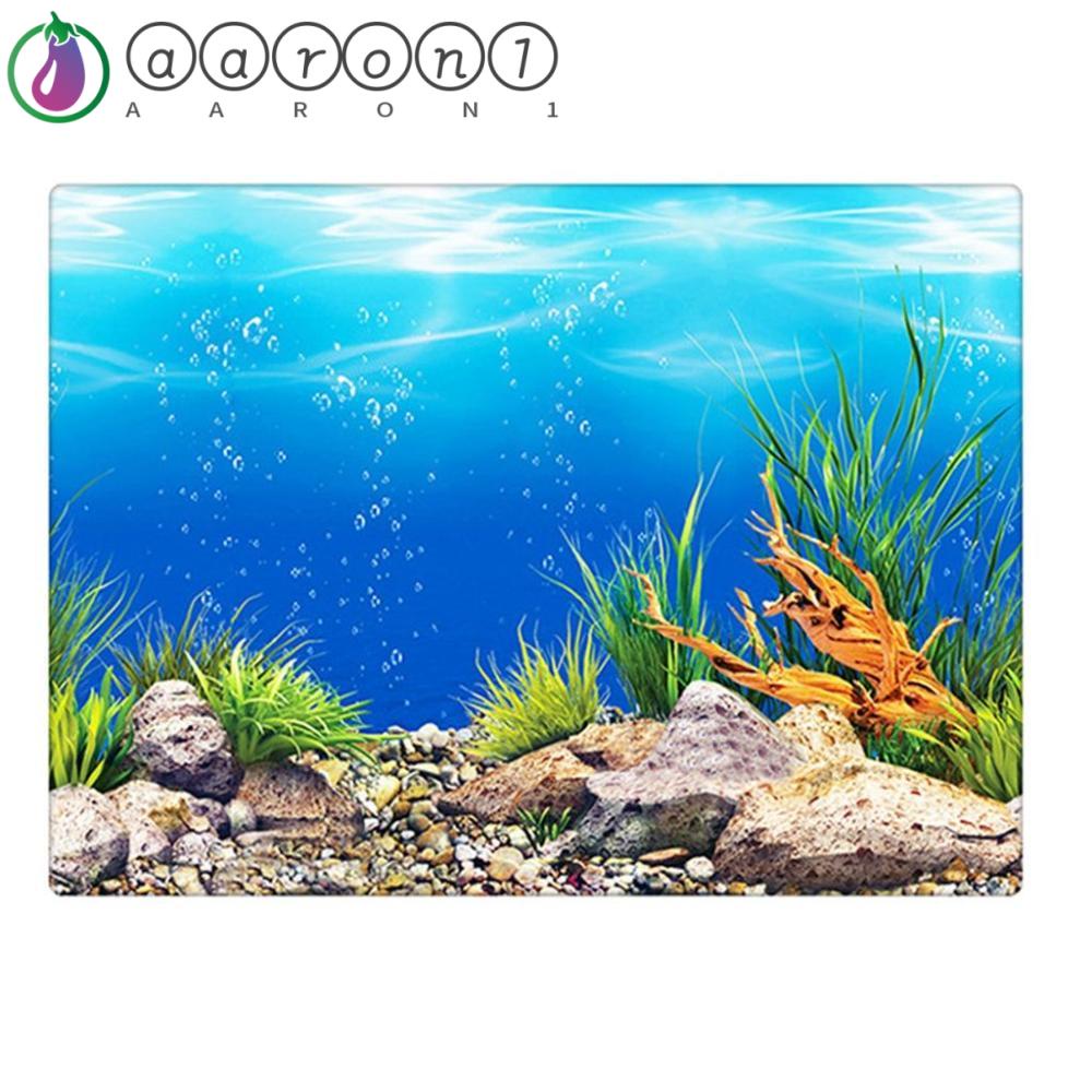 AARON1 Miếng Dán 3D Dày Dặn Màu Sắc Tươi Sáng Dùng Trang Trí Bể Cá