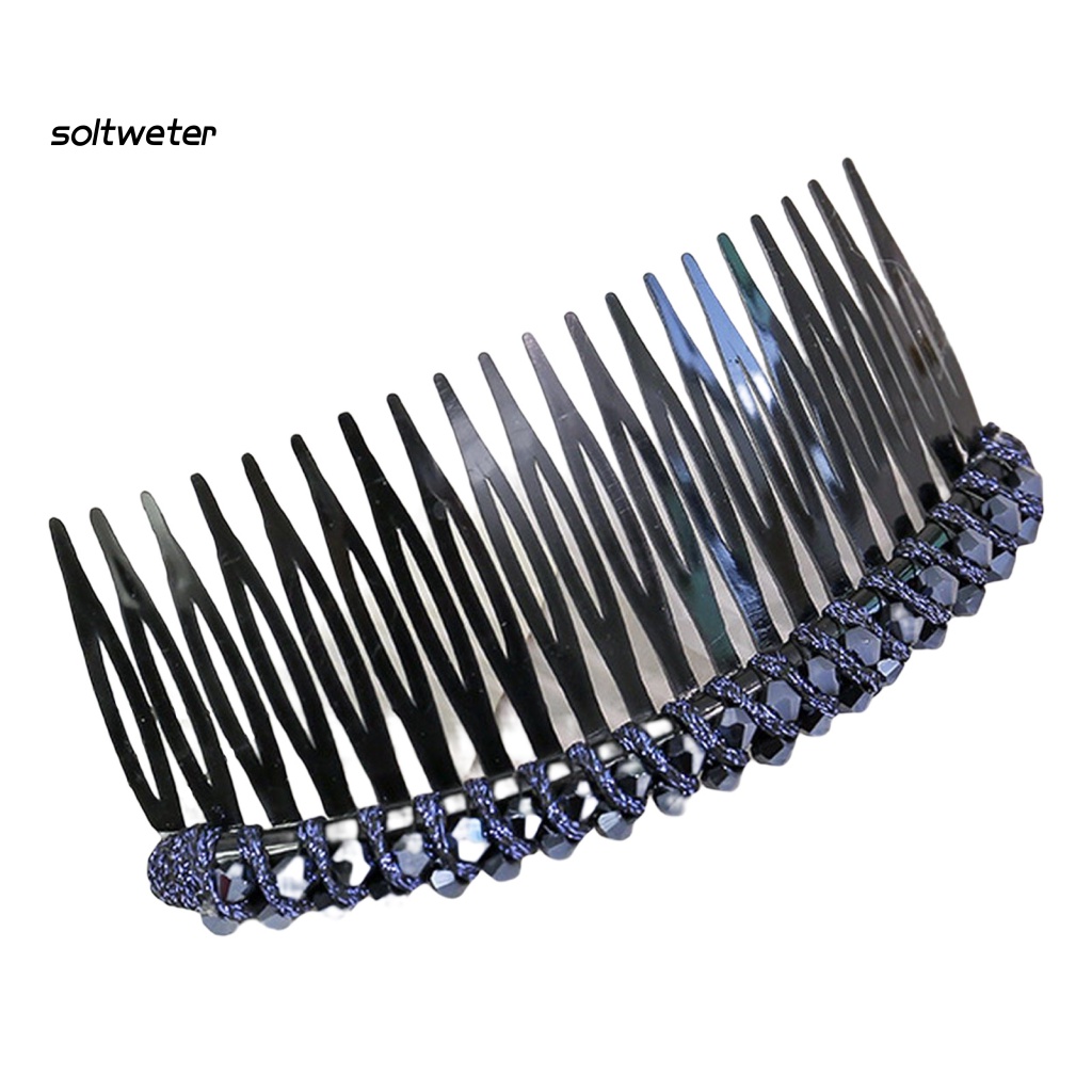 Lược Kẹp Tóc Chống Trượt Dễ Sử Dụng Tạo Kiểu Sáng Bóng