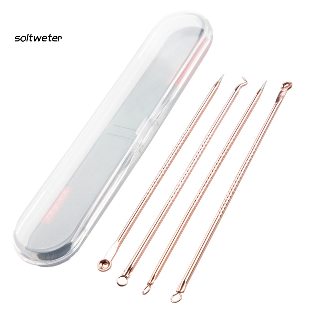 Bộ 4 Dụng Cụ Nặn Mụn Bằng Thép Không Gỉ Tiện Dụng