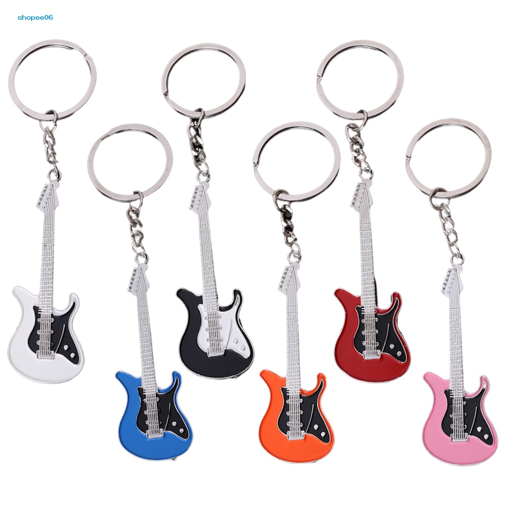 Móc Chìa Khóa Bằng Kim Loại Nhiều Màu Sắc Dùng Trang Trí Đàn Guitar