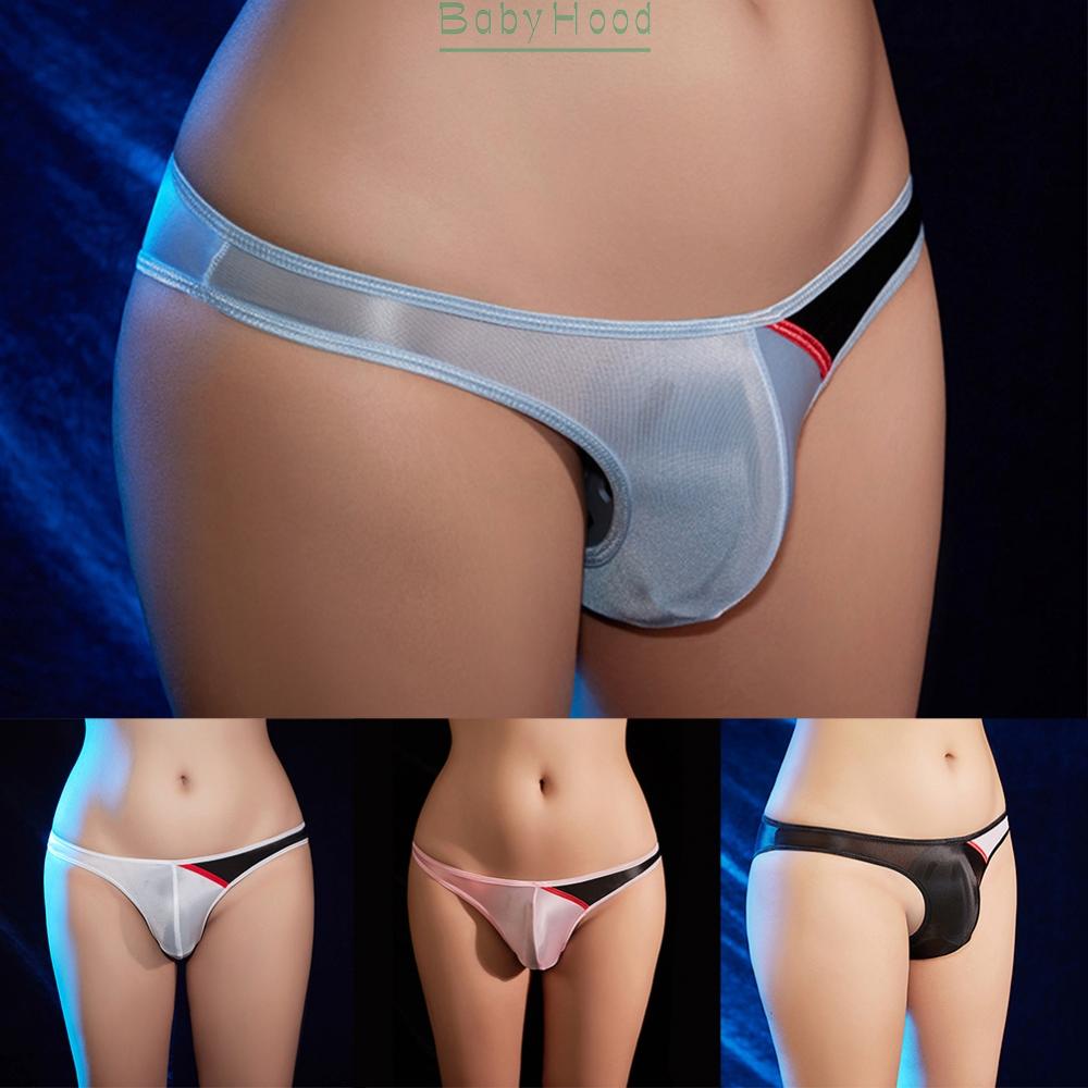 Quần Lót Nam Vải Lụa Bóng Xuyên Thấu#BBHOOD