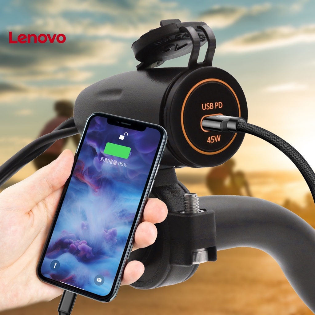 Bộ Sạc Điện Thoại Một Cổng USB 45W C5909-Z PD 5 Chế Độ Có Đèn LED Dành Cho Xe Máy