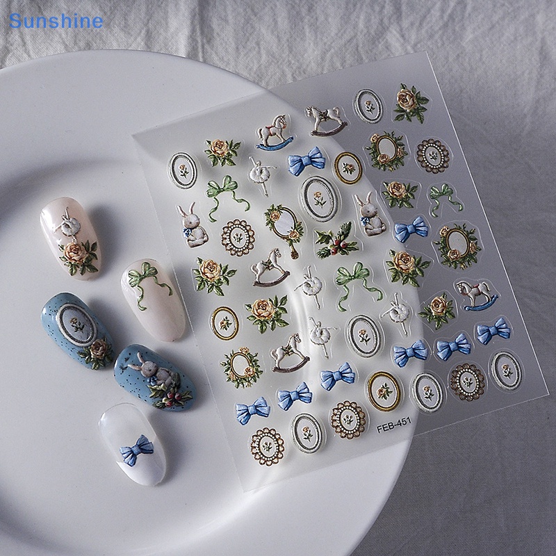 Miếng Dán Trang Trí Móng Tay Ba Chiều Diy