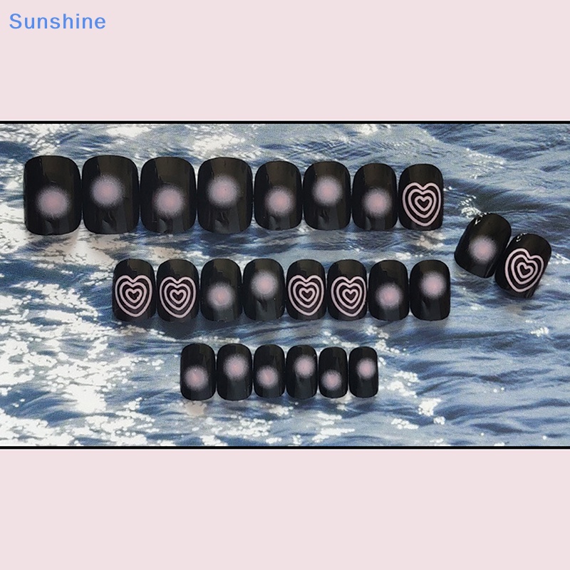 Bộ 24 Móng Tay Giả Chống Nước Toàn Diện Tháo Rời Được Kèm Phụ Kiện