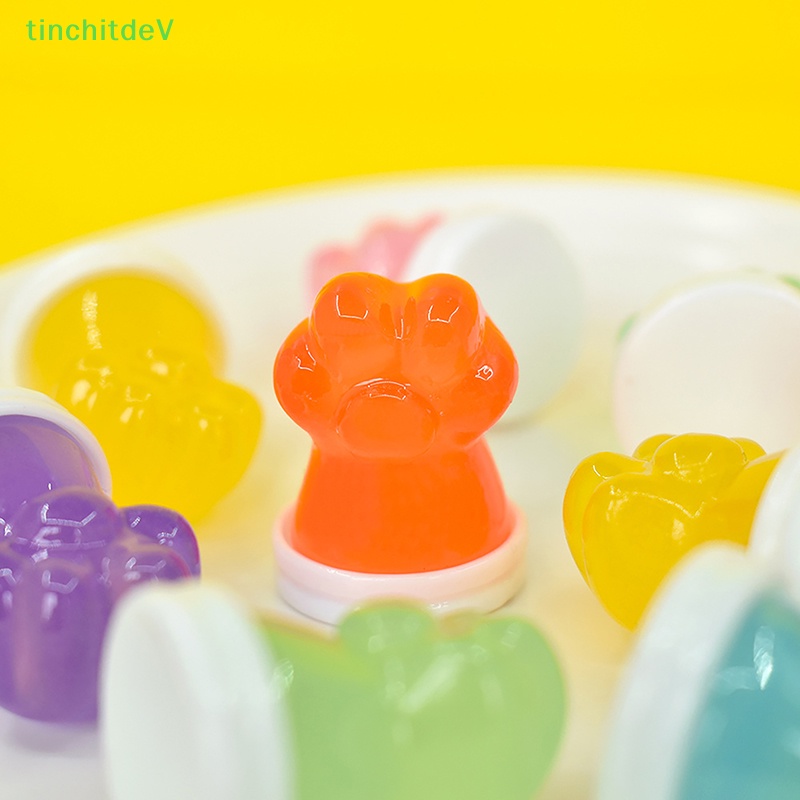 [TinchitdeV] Bộ 2 Cốc Trang Trí Đồ trang trí Móng Vuốt Mèo Dạ Quang Màu Kẹo Dễ Thương [Mới]